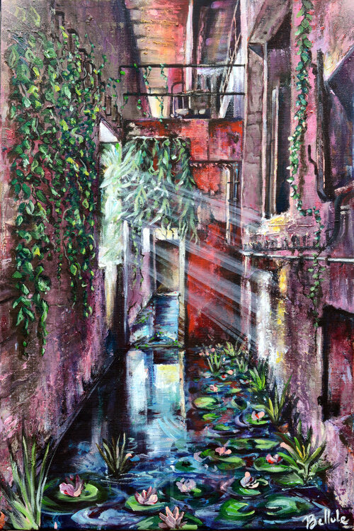 Memory of a Red Wall Bellule Art