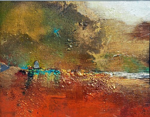 Terre de rêve fantastique van Carole Fournier, Schilderij te koop op Singulart