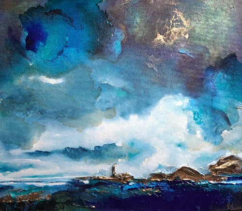 Souffle du large van Carole Fournier, Schilderij te koop op Singulart