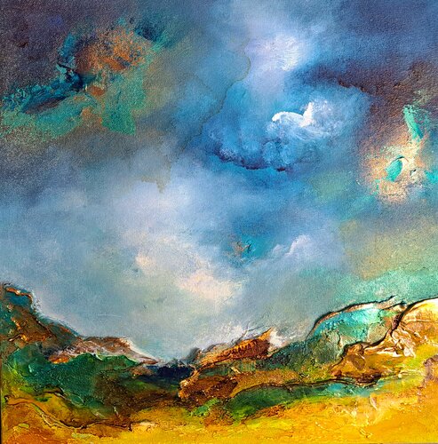 Marée déchaînée van Carole Fournier, Schilderij te koop op Singulart