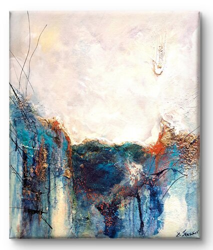 Souvenir d'Azur van Carole Fournier, Schilderij te koop op Singulart