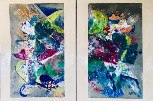 "The Last Party of Humanity" di ARTHENA MAXX, Pittura in vendita su Singulart