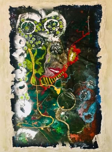 Die Bienenkönigin by ARTHENA MAXX, 油畫 for Sale on Singulart