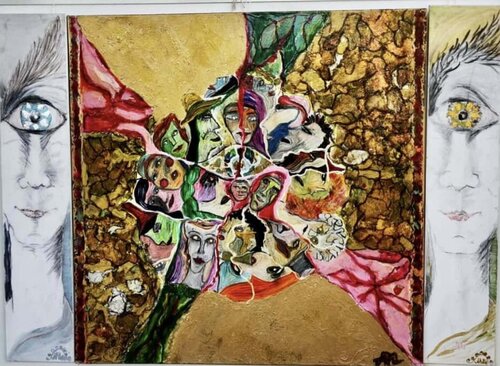 Beyond Boarders - la Biennale Venedig 2024 by ARTHENA MAXX, 油畫 for Sale on Singulart