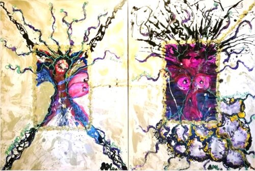 Mr. Passion & Madam Desire von ARTHENA MAXX, Malerei kaufen auf Singulart