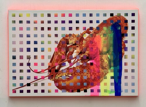 216 Squares and a Lobster by Fabian Freese, Other Media for Sale on Singulart
