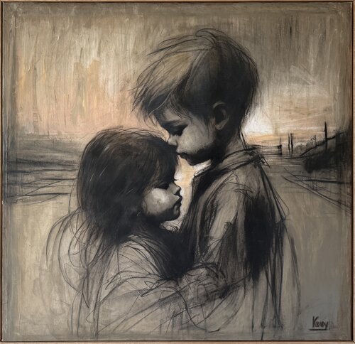 Soul Mates van Keny Lee, Schilderij te koop op Singulart