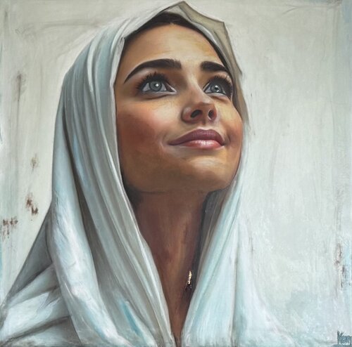 Mary of the Morning van Keny Lee, Schilderij te koop op Singulart