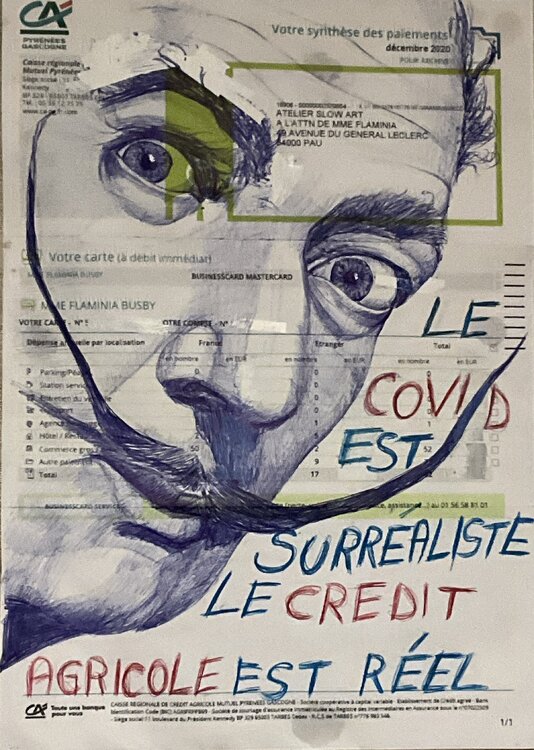 Le portrait du Covid Flaminia Carloni