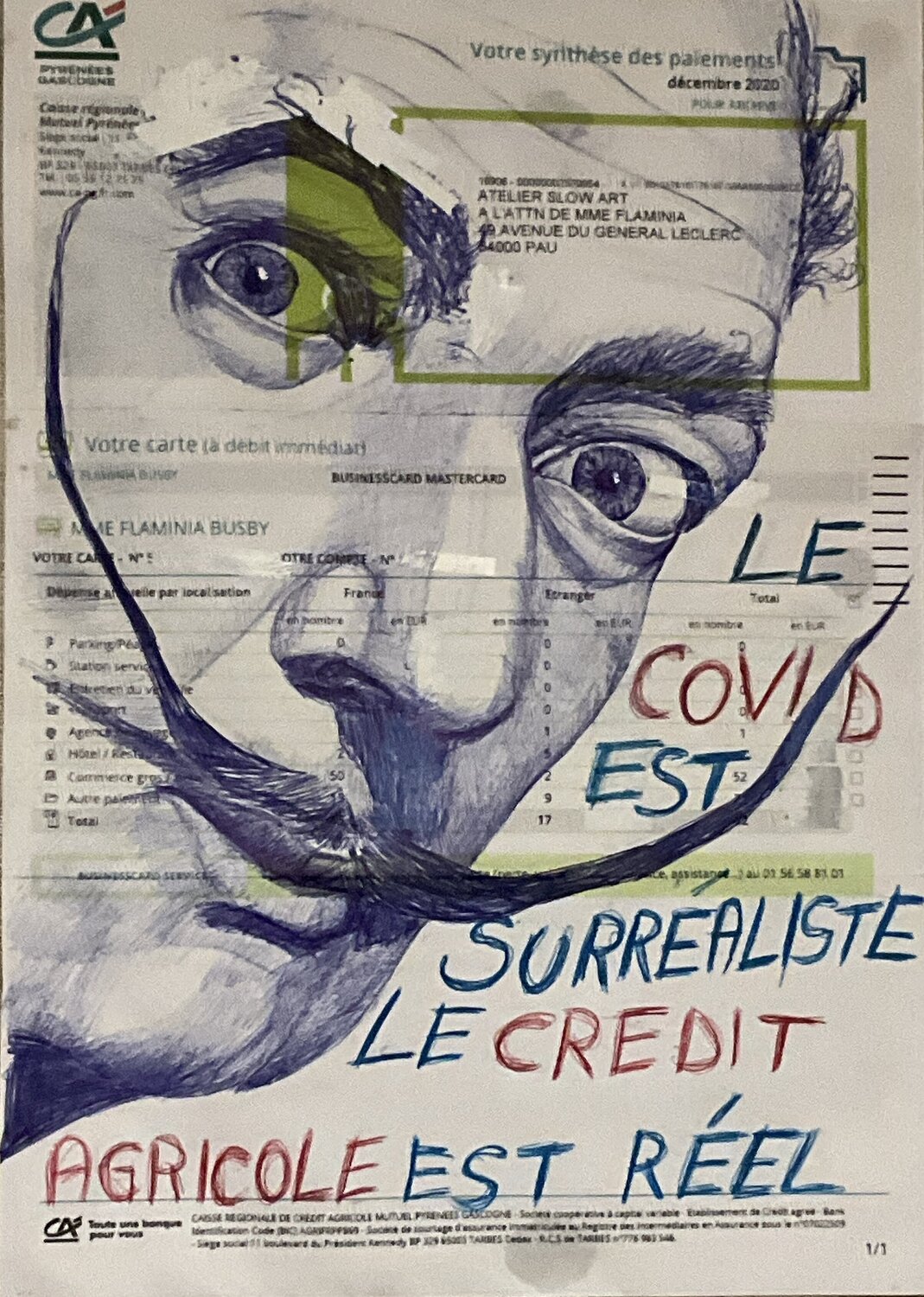 Le portrait du Covid Flaminia Carloni