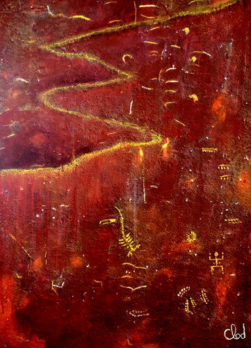 Sentier Rouge de Claude de JOUVANCOURT, Pintura a la venta en Singulart