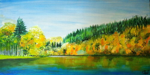 Lac de Faux de Claude de JOUVANCOURT, Pintura a la venta en Singulart