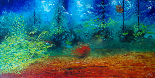 Lisière d'une forêt van Claude de JOUVANCOURT, Schilderij te koop op Singulart