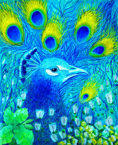 Paon 2 de Claude de JOUVANCOURT, Impresión a la venta en Singulart