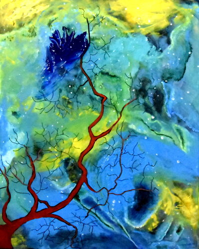 Branche R de Claude de JOUVANCOURT, Pintura a la venta en Singulart