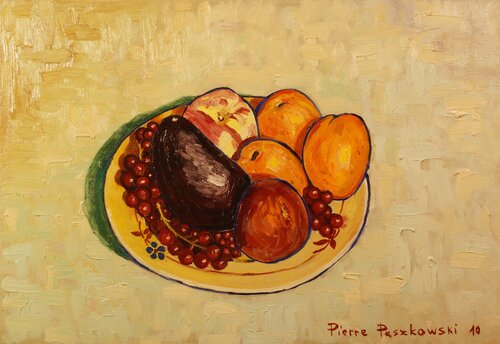 Assiette de fruits pierre paszkowski