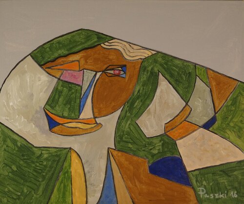 Femme au chapeau - 4 von pierre paszkowski, Malerei kaufen auf Singulart
