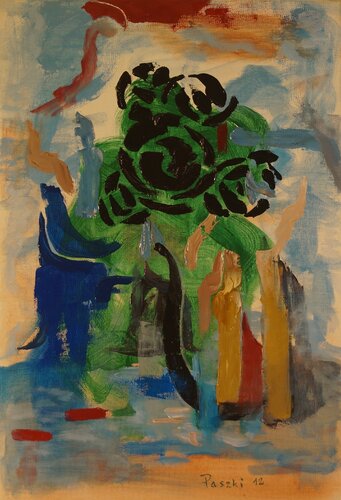 Roses noires - 2 von pierre paszkowski, Malerei kaufen auf Singulart