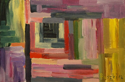 Porte d'Aphrodite 2012-3 (polyptyque partie 1) pierre paszkowski