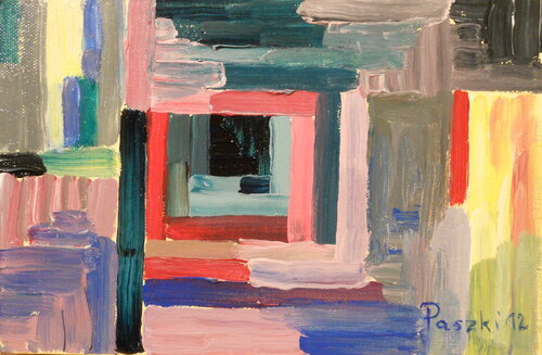 Porte d'Aphrodite 2012-6 (polyptyque partie 4) pierre paszkowski