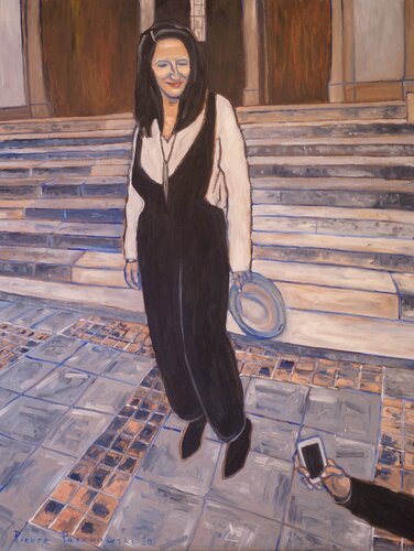 Church exit de pierre paszkowski, Pintura a la venta en Singulart