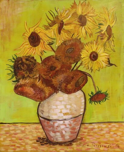 Tournesols - 2 by pierre paszkowski, Painting for Sale on Singulart