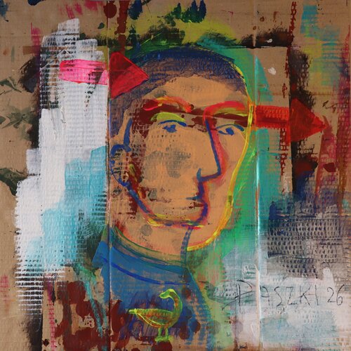 Shirt with ducks - 7 by pierre paszkowski, Painting for Sale on Singulart