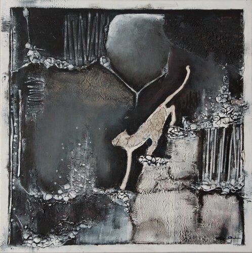 Going deeper into the lights of hope de Sylvie BERTON, Pintura a la venta en Singulart