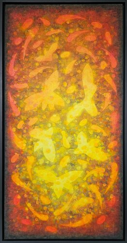 Reichlich Blüthenstaub van Darko Lesjak, Schilderij te koop op Singulart