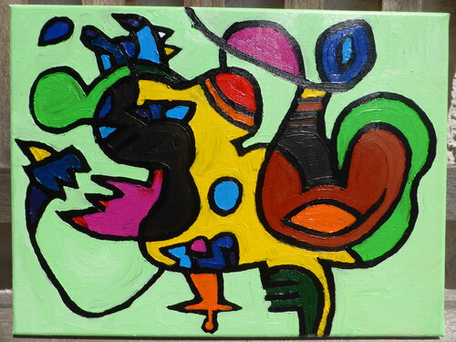 Der ausgetrocknete Fischteich von Thomas Riechmann, Malerei kaufen auf Singulart