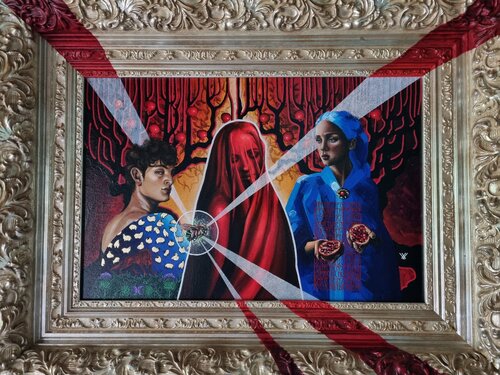 GRANATAPFELWALD de Joana Wolff, Pintura a la venta en Singulart