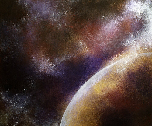 Formación de planeta di Lara Rubi, Pittura in vendita su Singulart