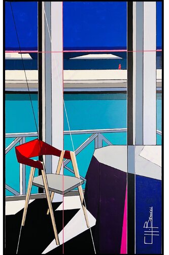 L'Epuisette, Marseille ﹗ par Charly BENNICI, Peinture en vente sur Singulart