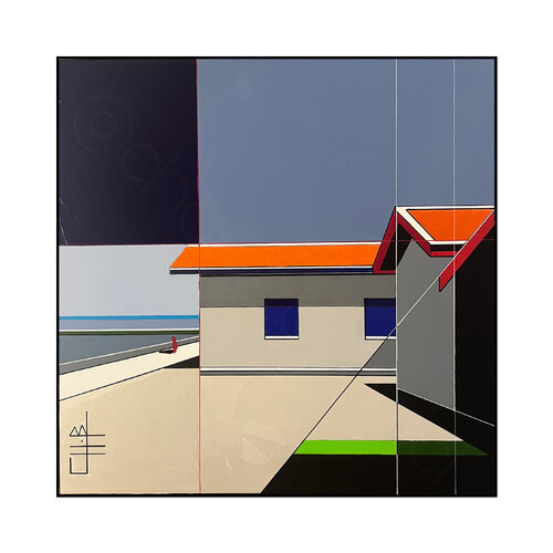 Balade à Gujan-Mestras ﹗ par Charly BENNICI, Peinture en vente sur Singulart