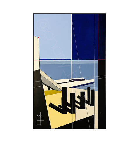 Virée sur le bassin ﹗ van Charly BENNICI, Schilderij te koop op Singulart