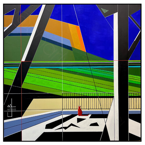 Canaille depuis le clos Ste Magdeleine ﹗Cassis par Charly BENNICI, Peinture en vente sur Singulart