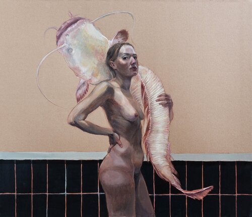 CATFISH by Alex Bras, Painting for Sale on Singulart