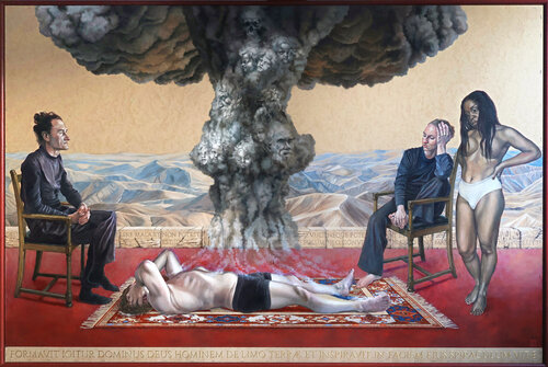 CREATION OF ADAM von Alex Bras, Malerei kaufen auf Singulart