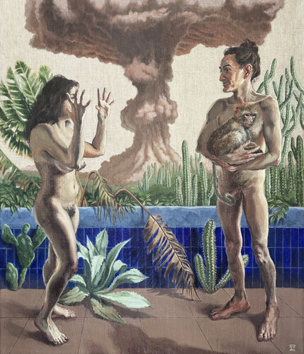 EVE&ADAM di Alex Bras, Pittura in vendita su Singulart