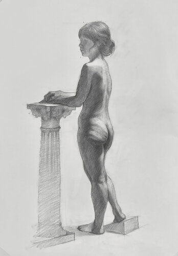 FEMALE FIGURE II von Alex Bras, Zeichnungen kaufen auf Singulart