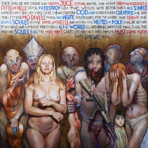 Last Judgement II by Alex Bras, Painting for Sale on Singulart