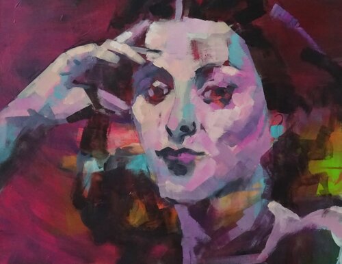 Hedy Lamarr - erfinderischer Filmstar de Petra Herrmann, Pintura a la venta en Singulart