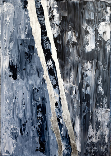 Poetic Grey von Victoria Hausen, Malerei kaufen auf Singulart