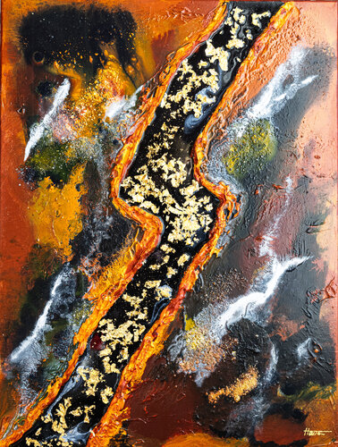 Fractures of Change van Victoria Hausen, Schilderij te koop op Singulart