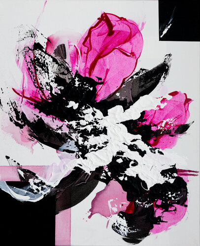 Dare to Bloom II van Victoria Hausen, Schilderij te koop op Singulart