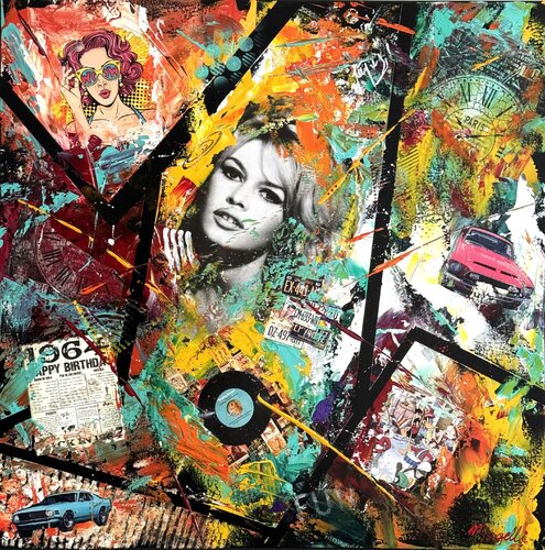 Sixties von Magelli, Malerei kaufen auf Singulart