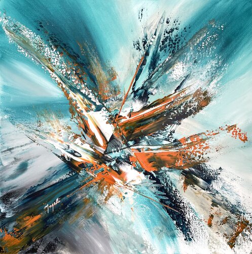 Voiles d'émeraude de Magelli, Pintura a la venta en Singulart