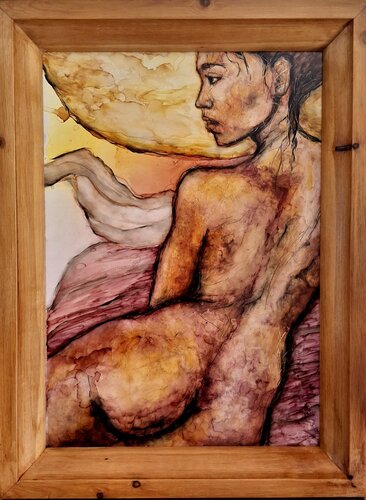 Akt 5 di Lydia Bogner, Pittura in vendita su Singulart