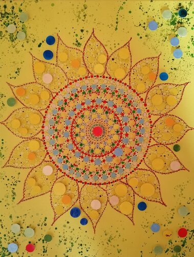 SUNFLOWER van Christiane Martini, Schilderij te koop op Singulart