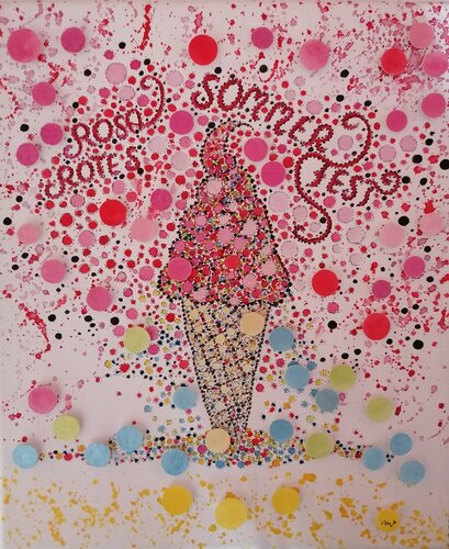 PINK SUMMER van Christiane Martini, Schilderij te koop op Singulart